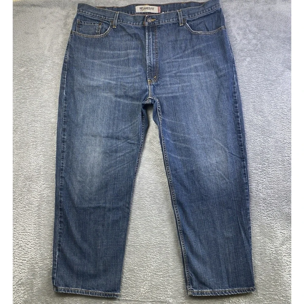 Levis 550 Jeans Men Sz 44x29 Blue Denim Relaxed Fit 100% Cotton Baggy Y2K VTG